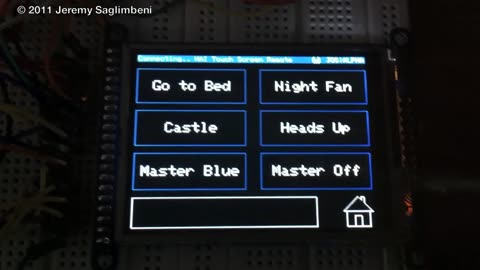Page Mapping on a TFT LCD Touchscreen