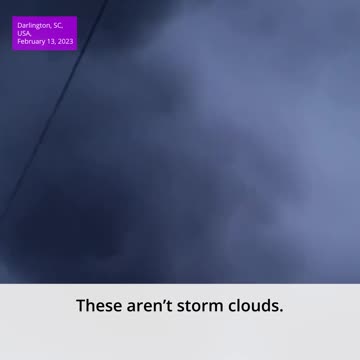 These aren’t storm clouds. This is the f*cking shit that they burn off