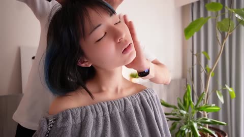 ASMR | Massage therapy using acupressure points - with acupressure and acupuncture tools