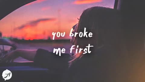 Tate McRae - you broke me first (Lyrics)