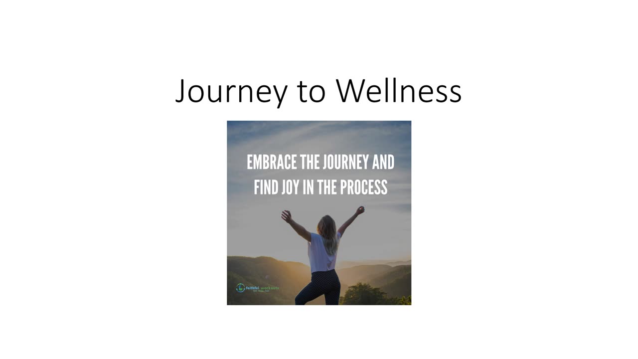 Journey to Wellness introduction