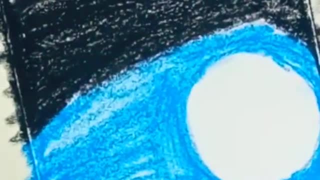 Night scenery drawing with oil pastels... #shorts #drawing #creativity 10