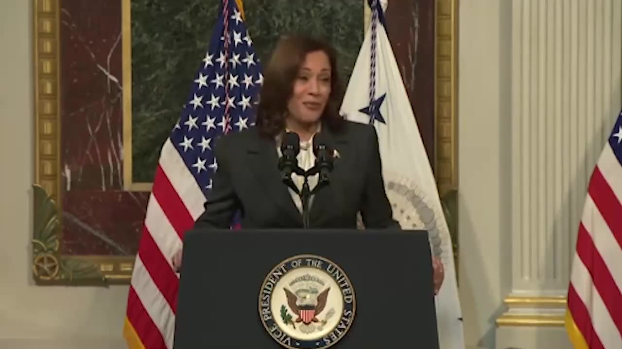 VP Harris Speaks to Room Full of Adults Like They're Kindergartners