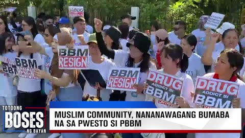 Muslim community, nananawagang bumaba na sa pwesto si PBBM