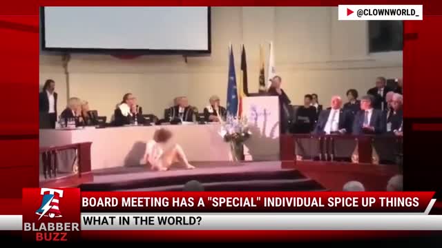 Board Meeting Has A "Special" Individual Spice Up Things