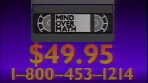 1989 - Ad for 'Mind Over Math'