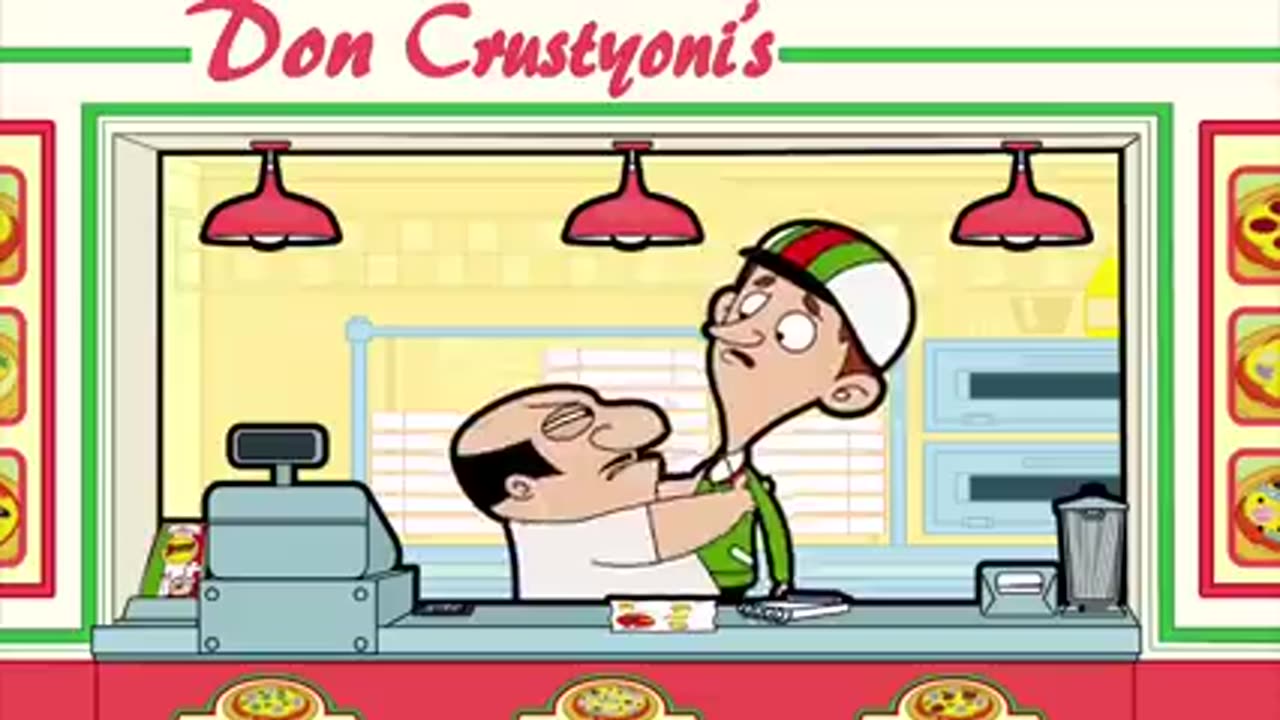 Mr Bean Cartoon: Episode 12 (Pizza Bean) | Mr Bean Episode | Mister Bean Number 1 Fan in HD