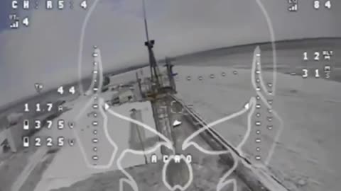 Ukrainian Kamikaze Drone Smashes into Radio Tower