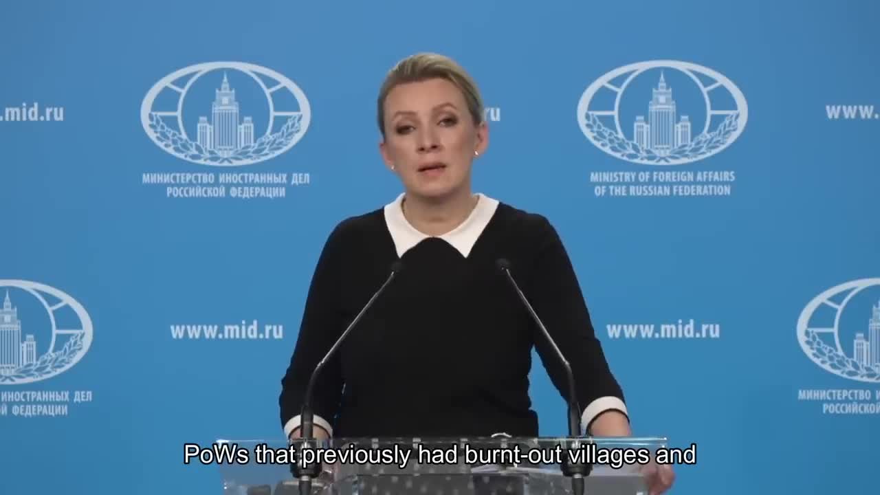 Russian Foreign Ministry Spokesperson on Germany's Disgrace
