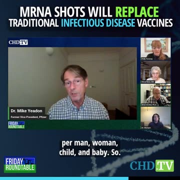 Mike Yeadon, Former Pfizer Excecutive, Calls The Future Of mRNA A “Terrible” Sci-Fi Plot