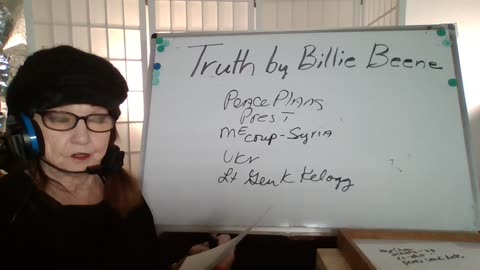 120124 7P(TX) TRUTH BY BILLIE BEENE PRES T- PEACE PLANS! NYPD-ARREST TDA! SYRIA! RUS-900K I/S UKR!