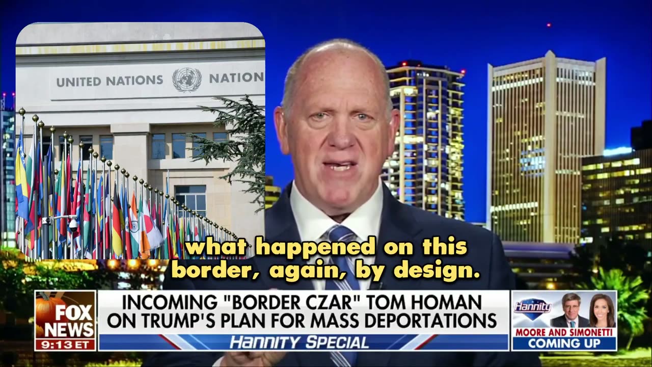 Tom Homan: A reckoning is coming to foreign entities, NGOs for the border invasion