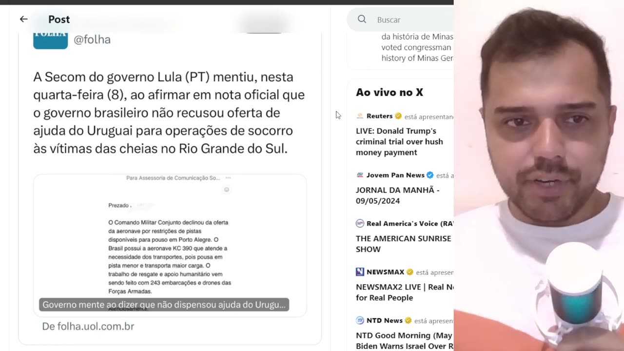 NETO BABACA fala HORRORES de Influenciadores que Estão no Rio Grande do Sul