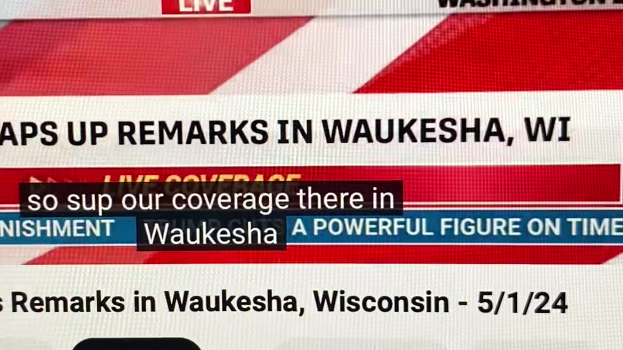 DON J TRUMP TALKING TO FOLKS IN WI...