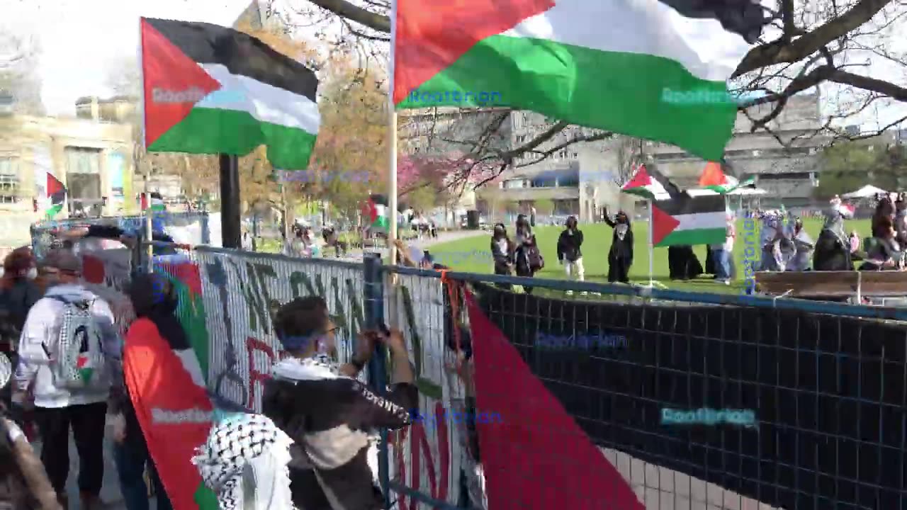Circling of 1 Kings Cross/Palestine Peoples Circle at University of Toronto