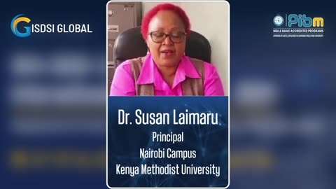 The principal of Kenya Methodist University invites you to the 18th ISDSI-G Conference