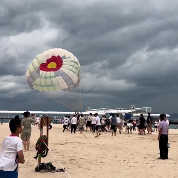 Enjoying in summer vacation