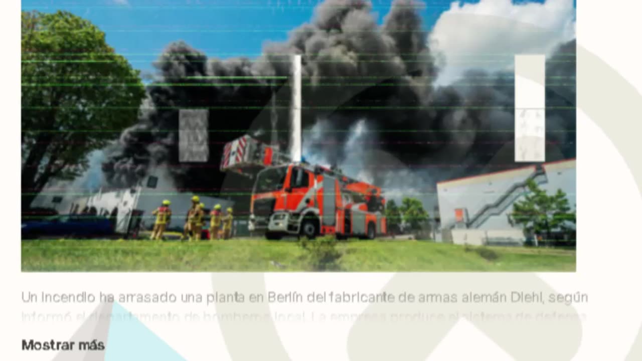 Explosiones sacuden planta de armas alemana