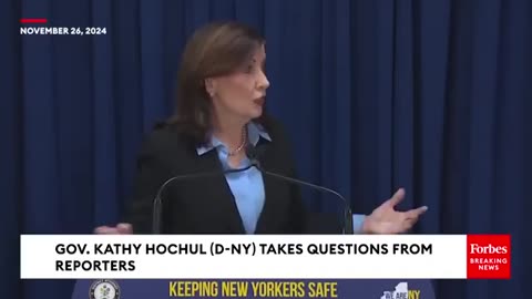 Liberal NY State Gov. Kathy Hochul now says she will call ICE to deport illegal immigrants who break the law.