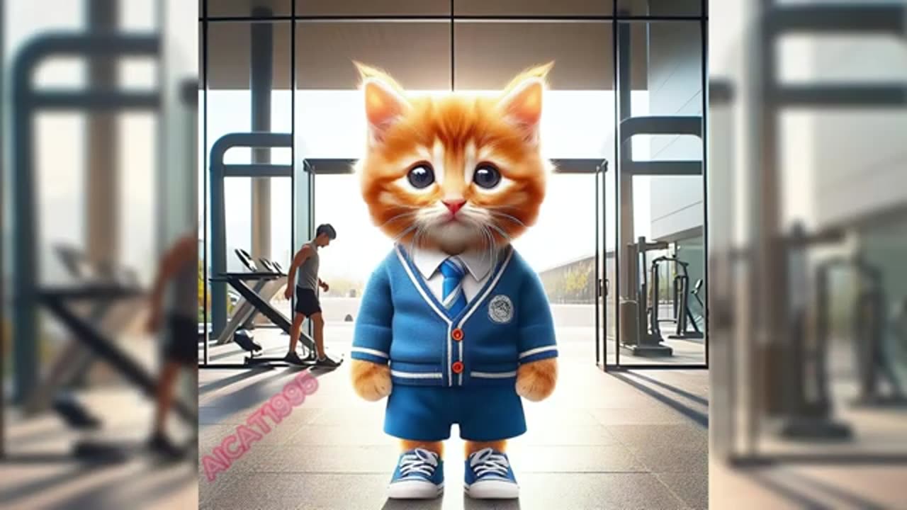 Cat was bullied at school #cat #ai #cute #cutecat #viral #trending #aicat #viralvideo #youtube