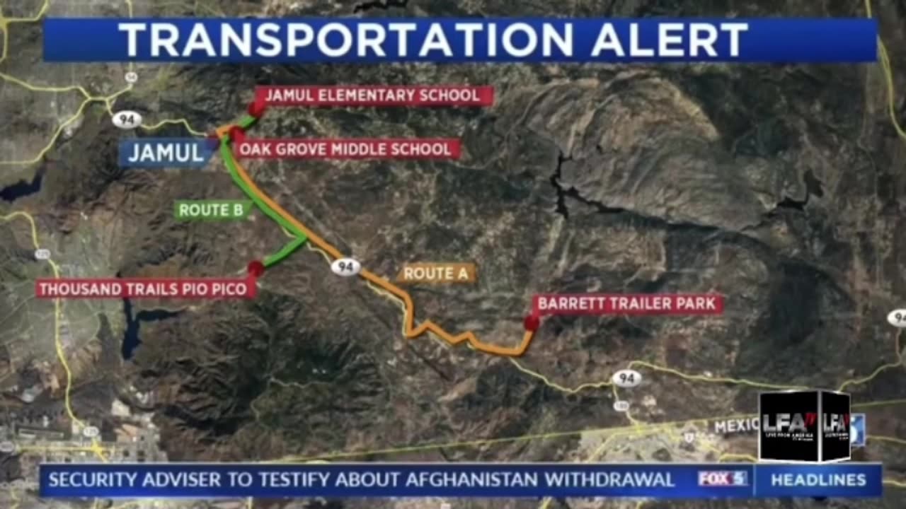 School bus in Colorado overtaken by Illegal Immigrants.
