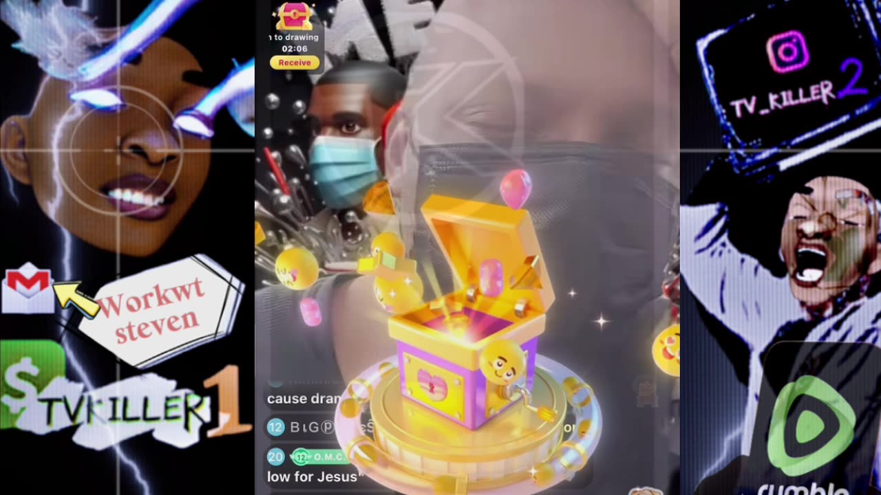 AMAZING DIVA DROPS MESSY CALLER BADGE