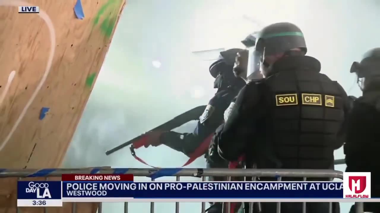 Non-Lethal Rounds Fired At Gaza Protestors