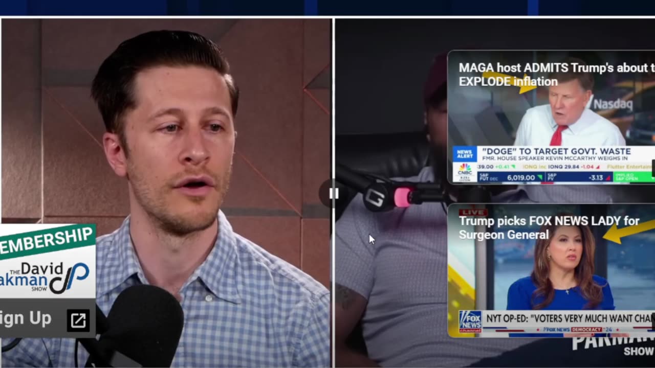 Woke David Pakman PANICS, ENDS SHOW After BASED MAGA Host DESTROYS HIM