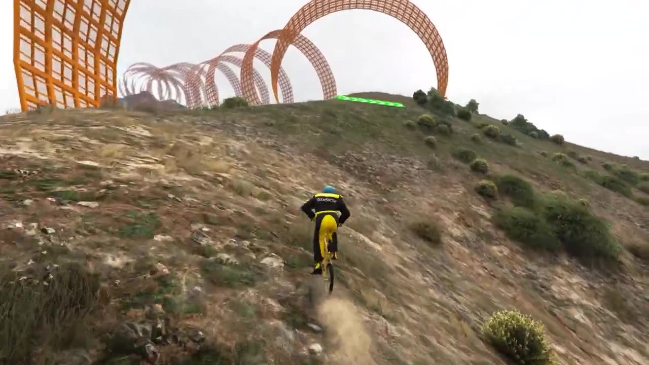 GTA 5 BMX STUNT RACE