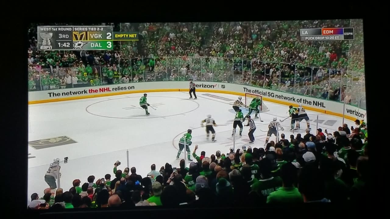 West 1st Round Game 5 - VGK vs DAL - Stars Win 3-2