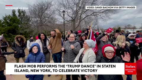 WATCH: Flash Mob Performs The ‘Trump Dance’ In Staten Island, New York, To Celebrate Victory