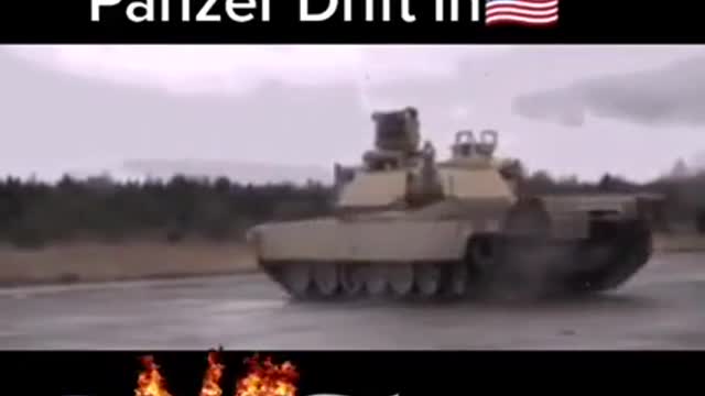 Drift on a tank in the USA and drift on a tank in Russia