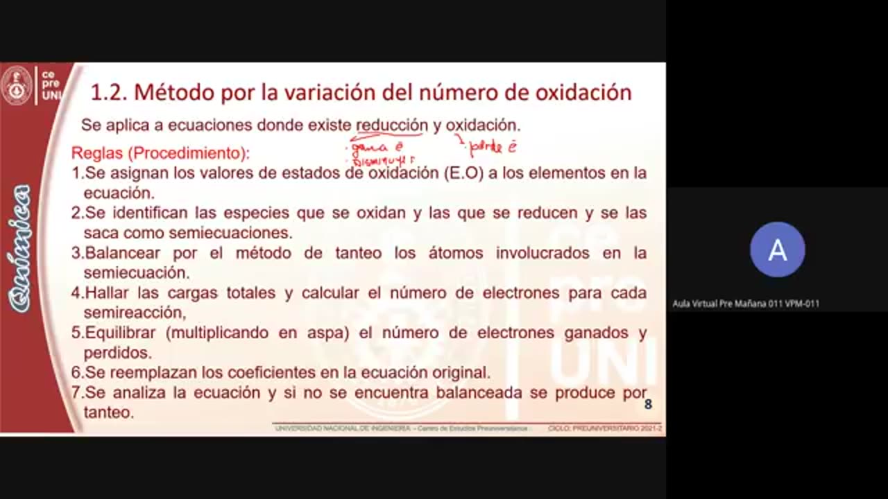 CEPRE UNI 2021 - 2 | SEMANA 09 | QUÍMICA S01