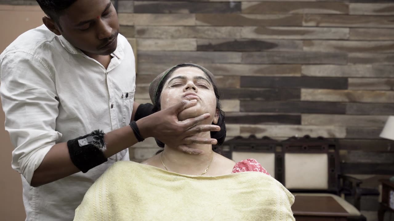 Deep Clean Herbal Facial Massage for Relaxation _ Indian Massage