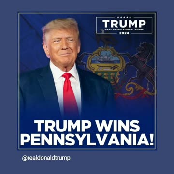 Trump won Pennsylvania keep wiring until defeat crooked sleepy creepy joe 4/24/24