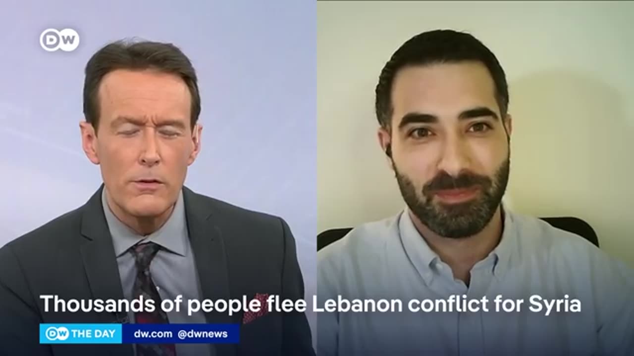 How Israeli airstrikes are preventing people fleeing from Lebanon into Syria _ D