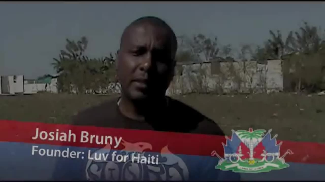 Ricky Dearman voice over for Luv 4 Haiti 'charity'