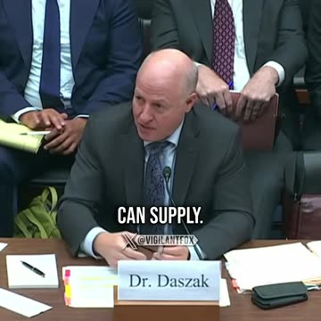 Watch Peter Daszak Get Told to His Face That He Should Never Receive Taxpayer Funding Again