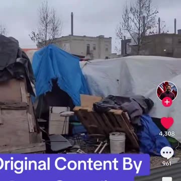 Downtown Kitchener Ontario. Tent City ⛺️⛺️⛺️