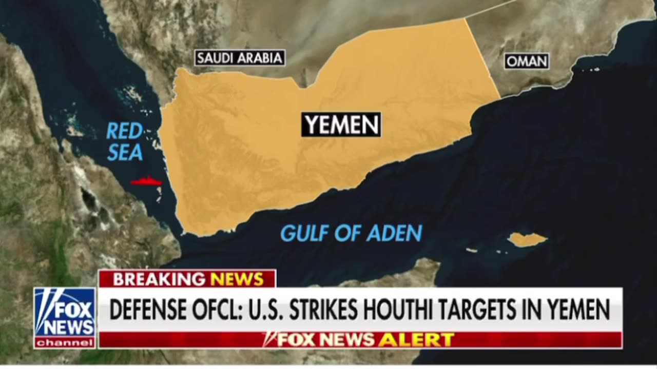 United States strikes Houthi targets in Yemen | FOX 🤮(Sorry) #WWIIIWatch
