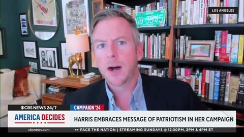How Kamala Harris is embracing patriotism in her 2024 campaign