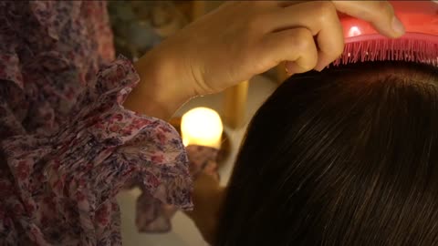 [ASMR] Relaxing and Gently Hair Brushing | Intense Relaxation | No Talking