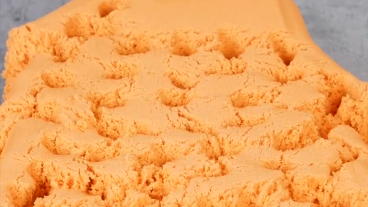 It's gum or wax an orange color mixture