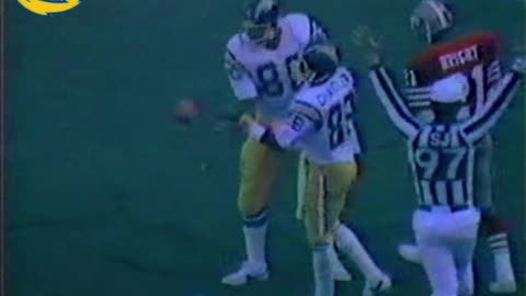 1982 San Diego Charger Highlights Bolts at 49ers