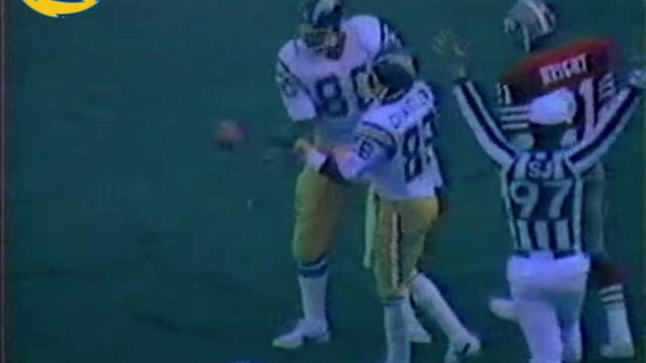 1982 San Diego Charger Highlights Bolts at 49ers