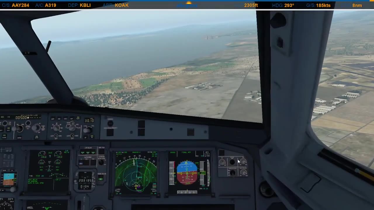 Landing in Oakland (KOAK)