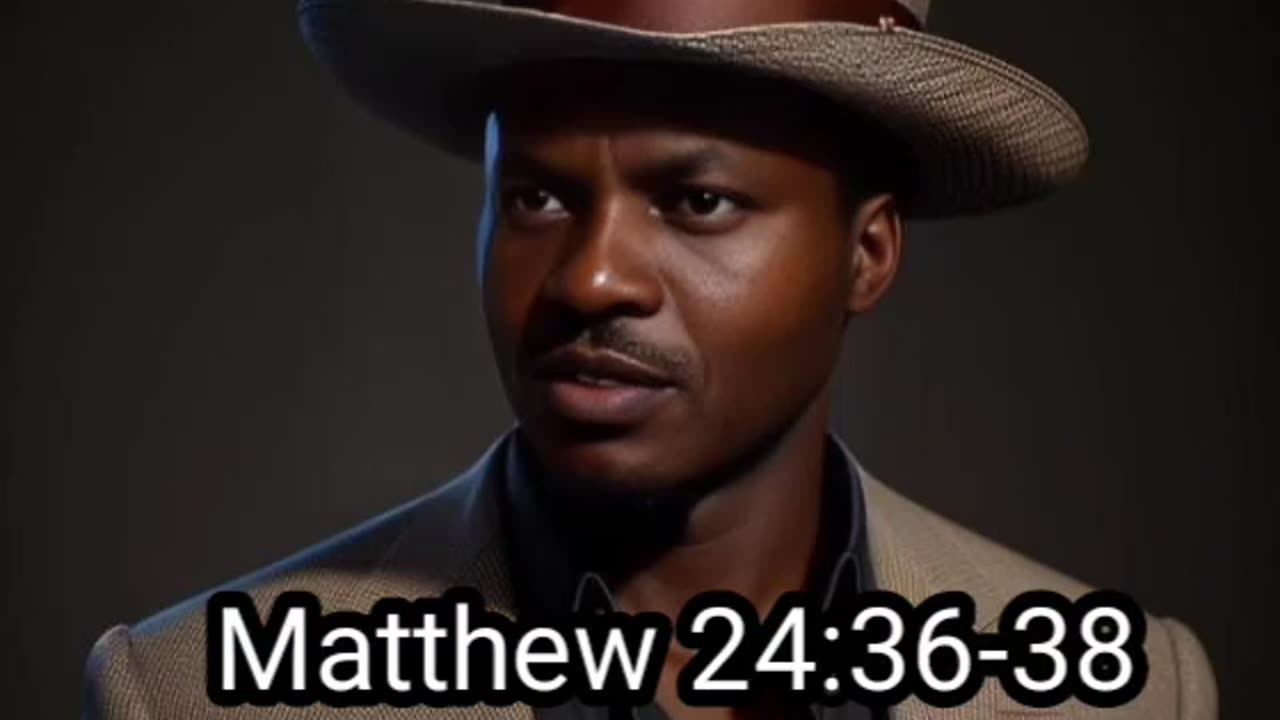 Matthew 24:36-38