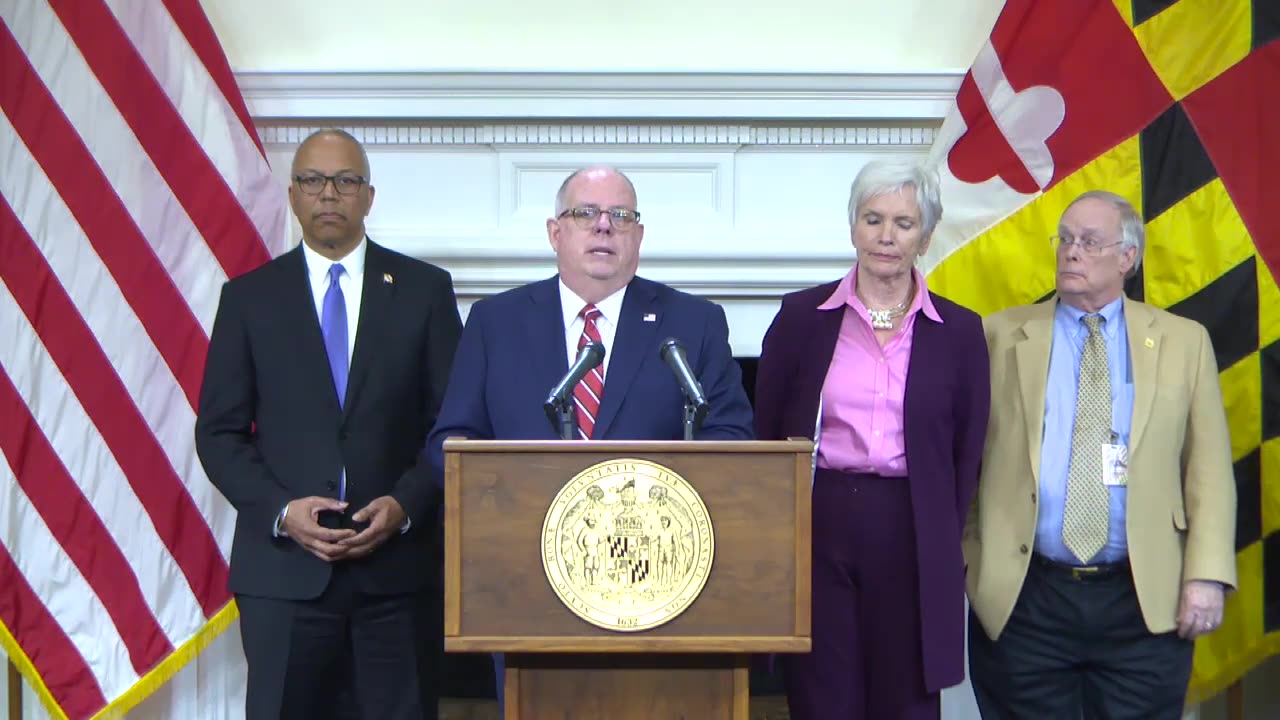 Larry Hogan March 5, 2020 COVID-19 Livestream