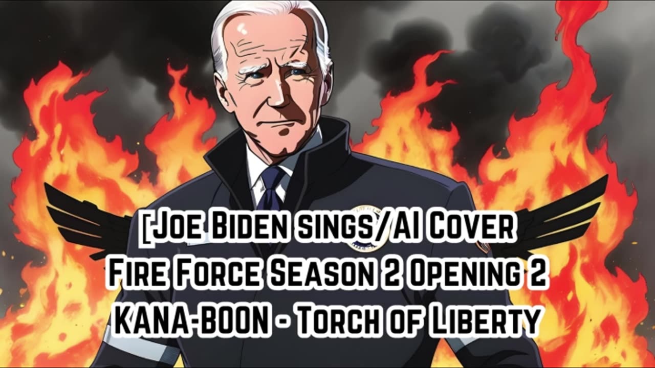 [Joe Biden sings/AI Cover] Fire Force Season 2 Opening 2 KANA-BOON - Torch of Liberty