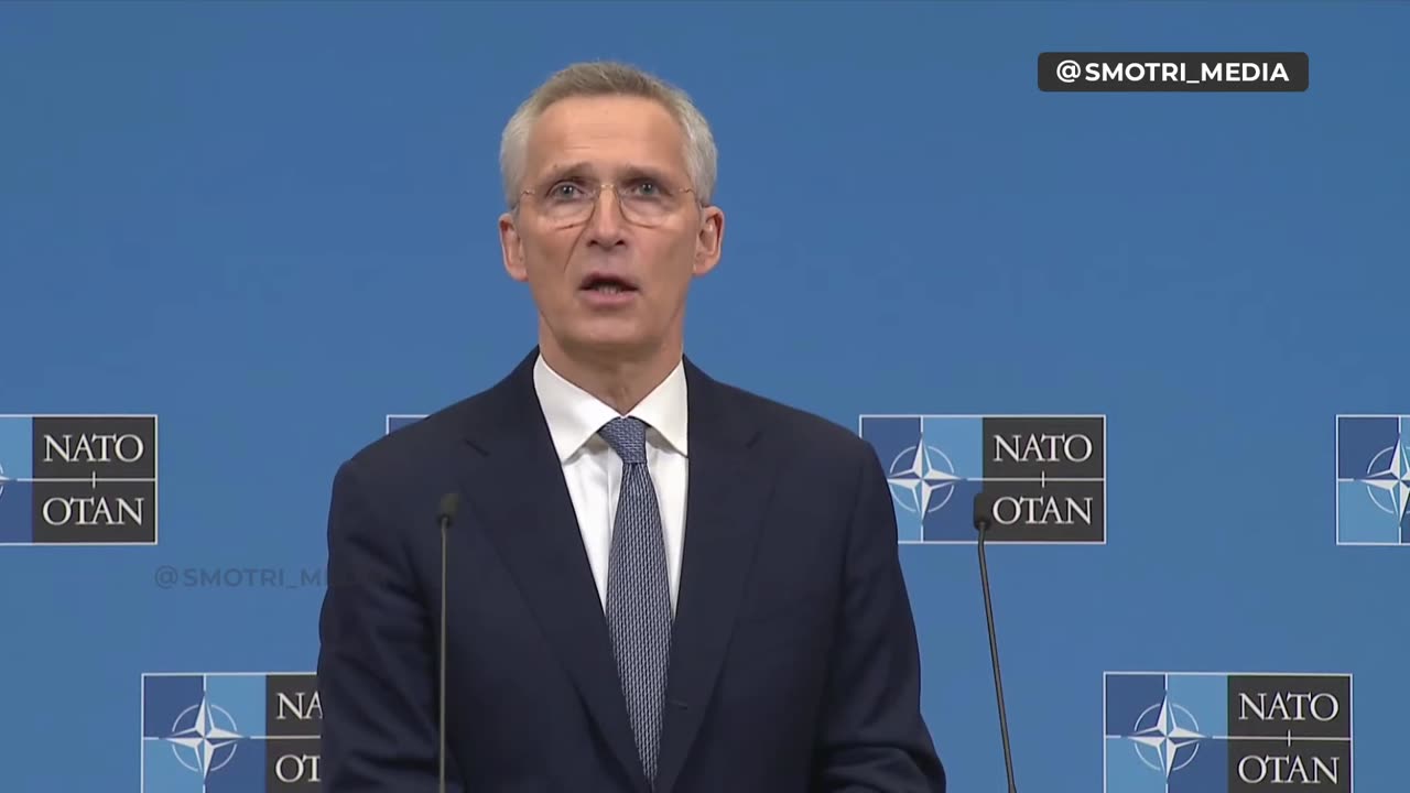 Nato - Jens Stoltenberg - Nato Is NOT Part Of This Conflict😂🤡🤦